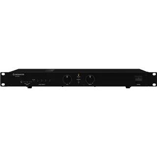 MONACOR Stereo-Verstaerker, 1 HE,  Class D, 2 x 100W