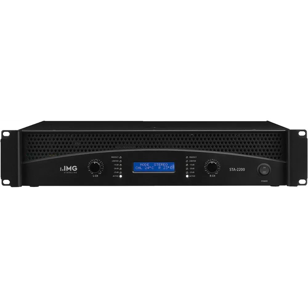 IMG STAGELINE Professioneller Stereo-PA-Verstaerker, 4000Wmax