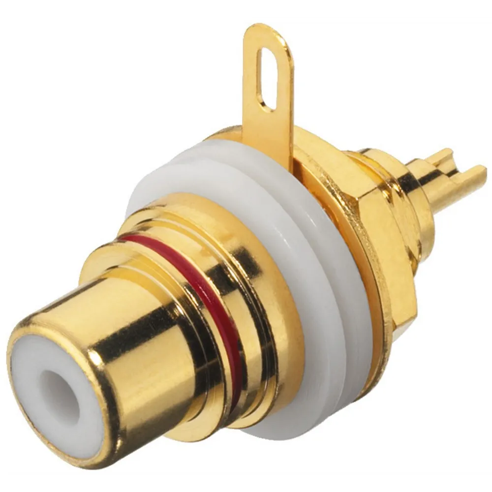 MONACOR Cinch Einbaubuchse 2 Stck. (r/s)