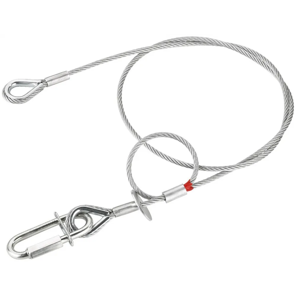 MONACOR Sicherungsseil, L 100 cm, D 4 mm, 40 kg