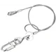 MONACOR Sicherungsseil, L 60 cm, D 3mm, 20 kg