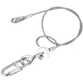MONACOR Sicherungsseil, L 60 cm, D 3mm, 20 kg