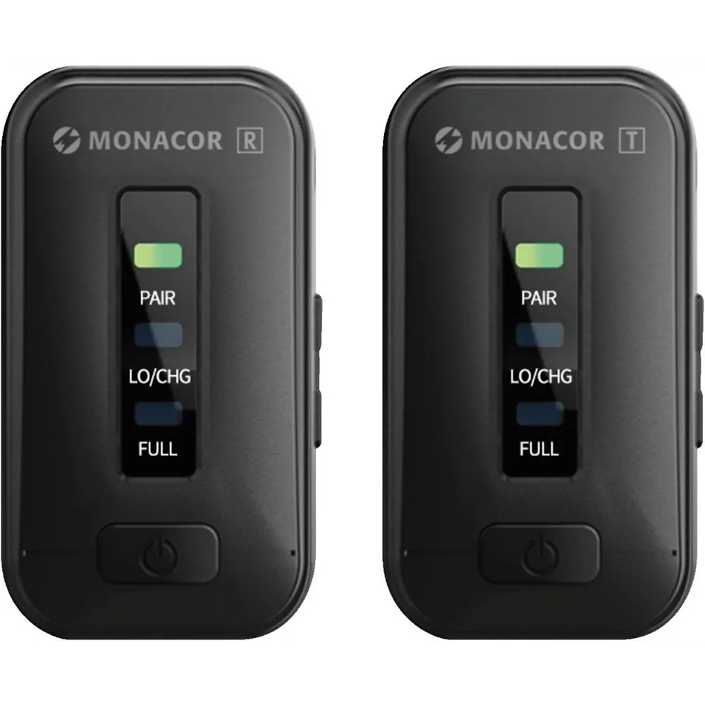 MONACOR Funkmikrofon Set für Kameras, zu TRAVEL-Serie