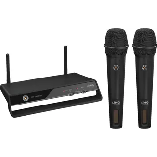 IMG STAGELINE Audio-Uebertragungssystem 2xMik 1xEmpfaenger