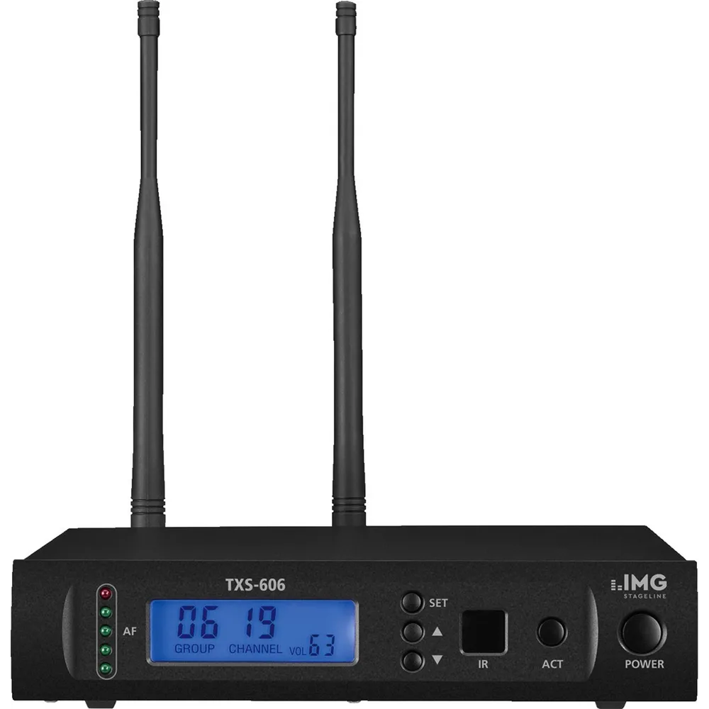IMG STAGELINE 1-Kanal Funkempfaenger True-Diversity 672-696 MHz