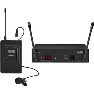 IMG STAGELINE Kravatten Mikrofonsystem True-Diversity 863-865MHz