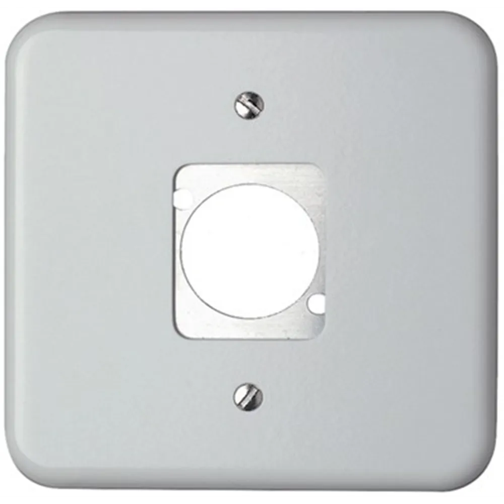 Neutrik UP-Montageplatte Basico fuer 1x D-Serie, weiss