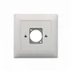 Neutrik UP EDIZIOdue 1x D-Serie Einbaubuchse, 88x88mm