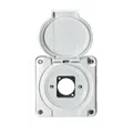 Neutrik NUP-Dose mit Deckel, fuer 1x D-Serie Einbaubuchse