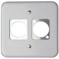 Neutrik UP-Montageplatte Basico fuer 2x D-Serie, weiss