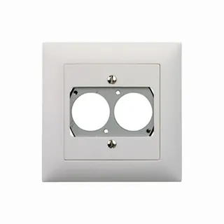 NEUTRIK, Contrik UP-EDIZIOdue fuer 2x D-Serie Einbaubuchse, weiss