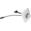 Neutrik UP-EDIZIOdue schwarz,HDMI,3.5mm-Klinke,VGA-Durchf.