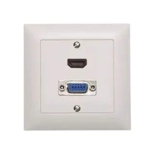 Neutrik UP-EDIZIOdue weiss,HDMI,VGA-Durchf.