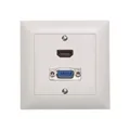 Neutrik UP-EDIZIOdue weiss,HDMI,VGA-Durchf.