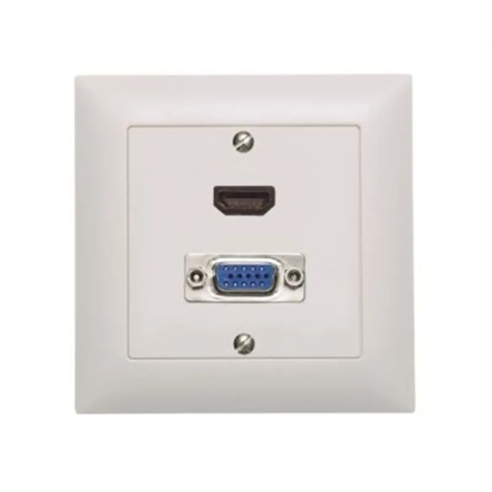 Neutrik UP-EDIZIOdue weiss,HDMI,VGA-Durchf.