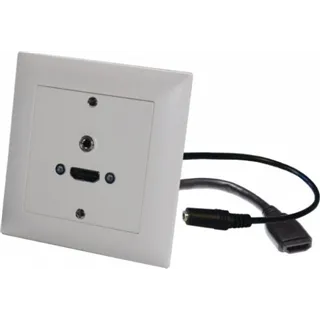 Neutrik UP-EDIZIOdue weiss, mit HDMI,3.5mm -10cm Kabel