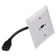 Neutrik UP-EDIZIOdue weiss, mit HDMI-10cm Kabel