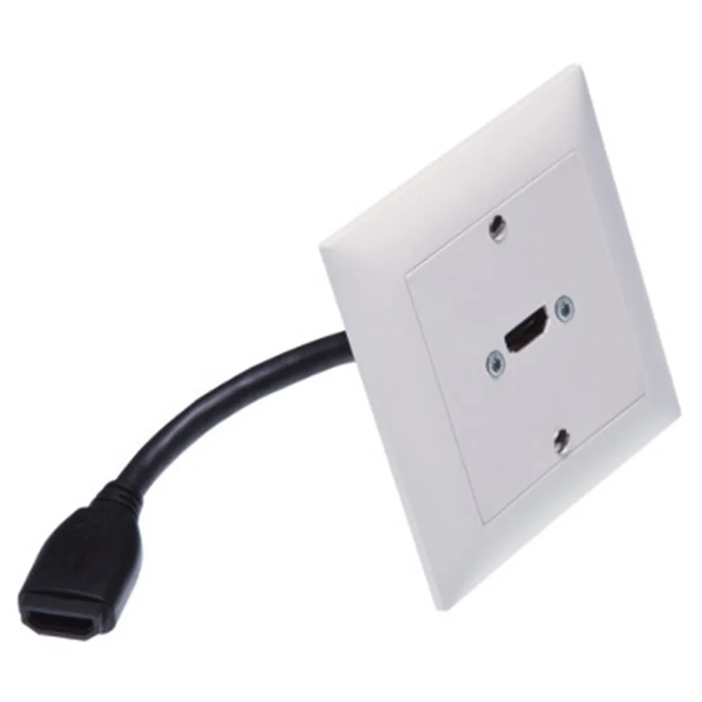 Neutrik UP-EDIZIOdue weiss, mit HDMI-10cm Kabel