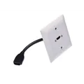 Neutrik UP-EDIZIOdue schwarz, mit HDMI-10cm Kabel