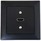 Neutrik UP-EDIZIOdue schwarz mit HDMI-Buchse und