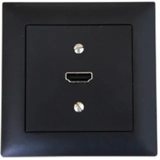 Neutrik UP-EDIZIOdue schwarz mit HDMI-Buchse und