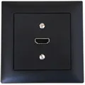 Neutrik UP-EDIZIOdue schwarz mit HDMI-Buchse und