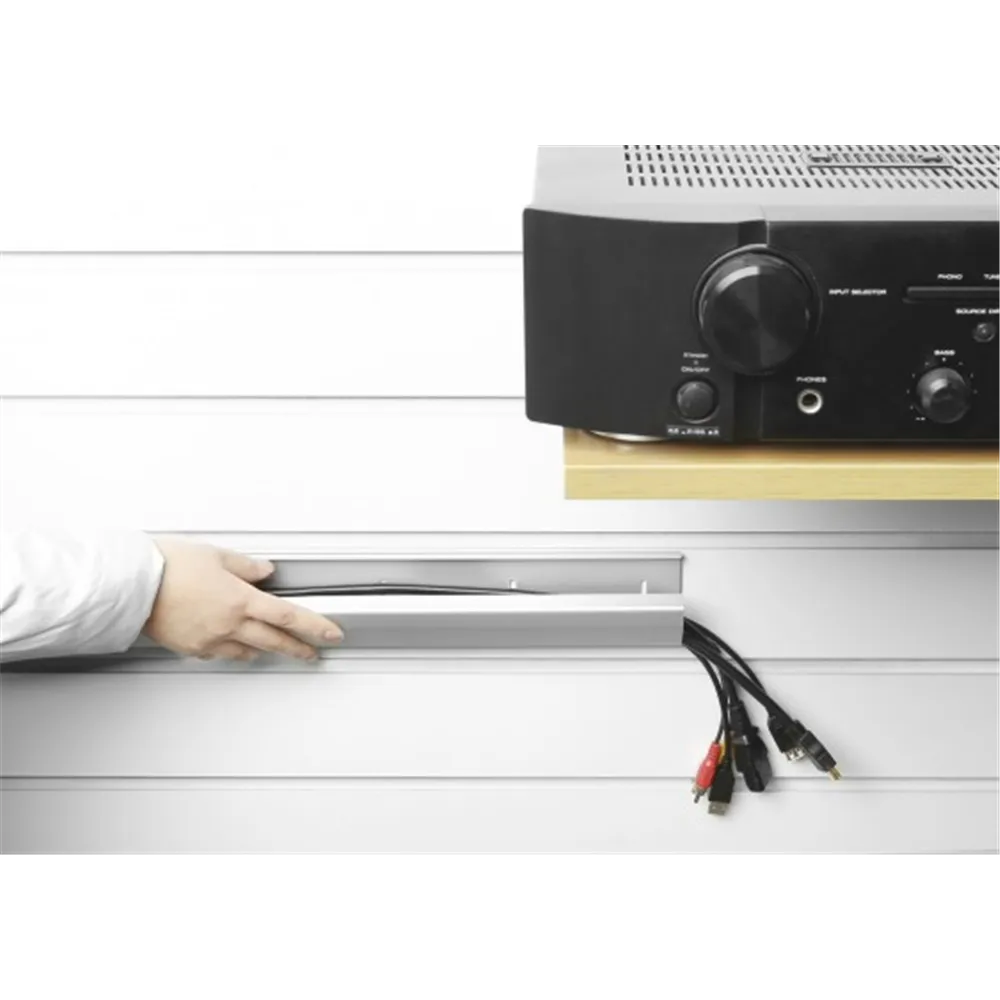 VIVOLINK Cable aluminium wall list for exclusive look white