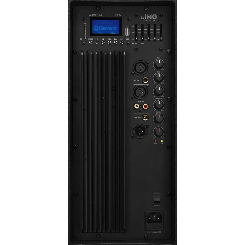 IMG STAGELINE Aktive PA-Box 12Z, 350 W, BT, MP3, USB + SD