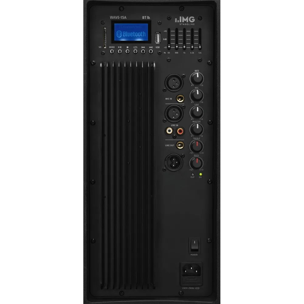 IMG STAGELINE Aktive PA-Box 15Z, 400 W, BT, MP3, USB + SD