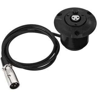 MONACOR Schockabsorber mit XLR-Buchse