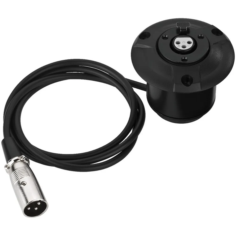 MONACOR Schockabsorber mit XLR-Buchse