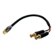 Neutrik S-VHS Kabel konfektioniert, 1xS-VHS, 2xBNC f, 0.3m