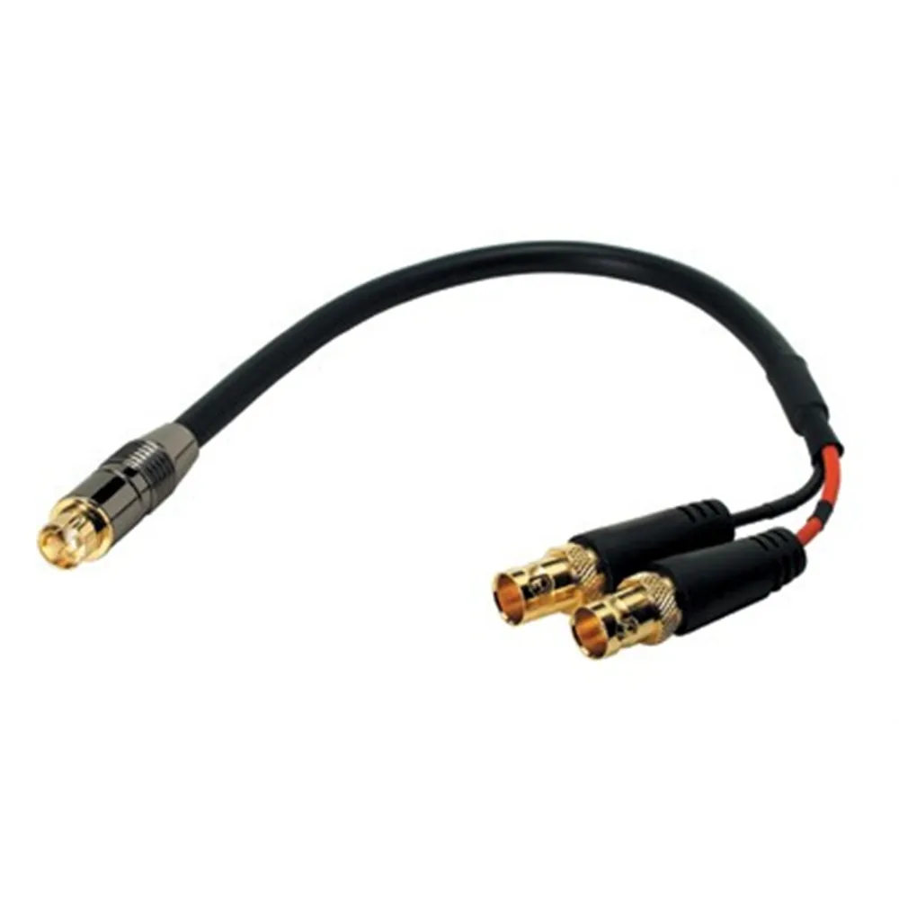 Neutrik S-VHS Kabel konfektioniert, 1xS-VHS, 2xBNC f, 0.3m