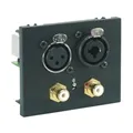 Neutrik Stereo Matcher,Trennglied auf FLF2 SW inkl.