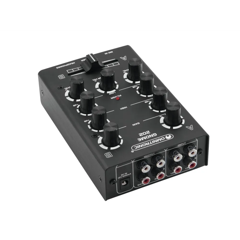 OMNITRONIC GNOME-202 Mini-Mixer schwarz