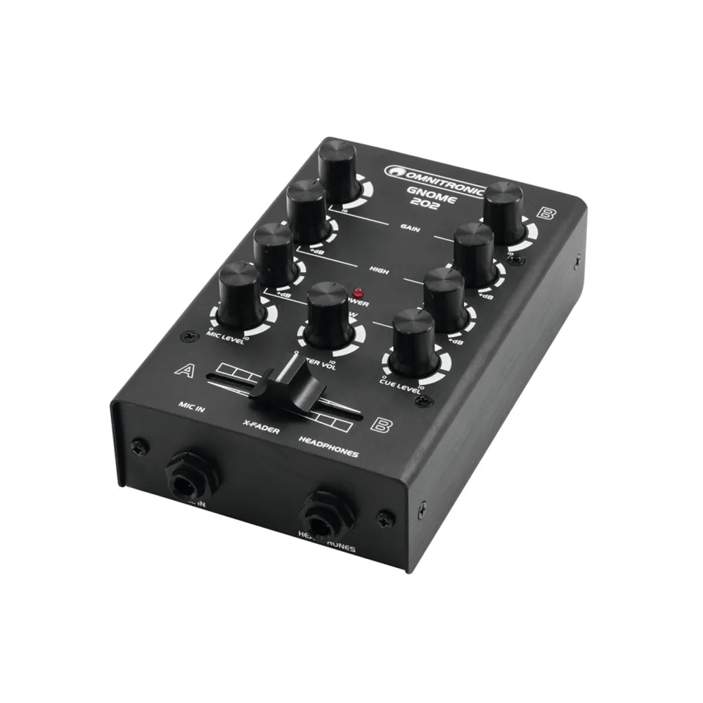 OMNITRONIC GNOME-202 Mini-Mixer schwarz