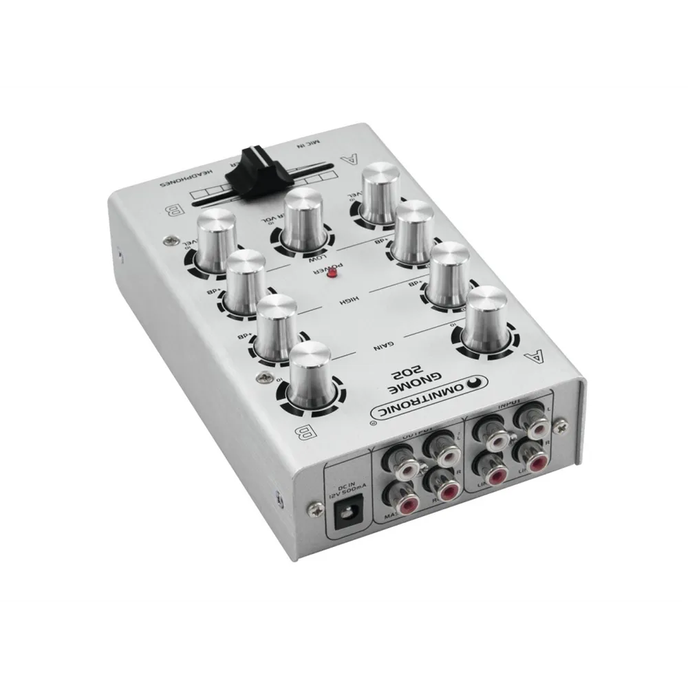 OMNITRONIC GNOME-202 Mini-Mixer silber