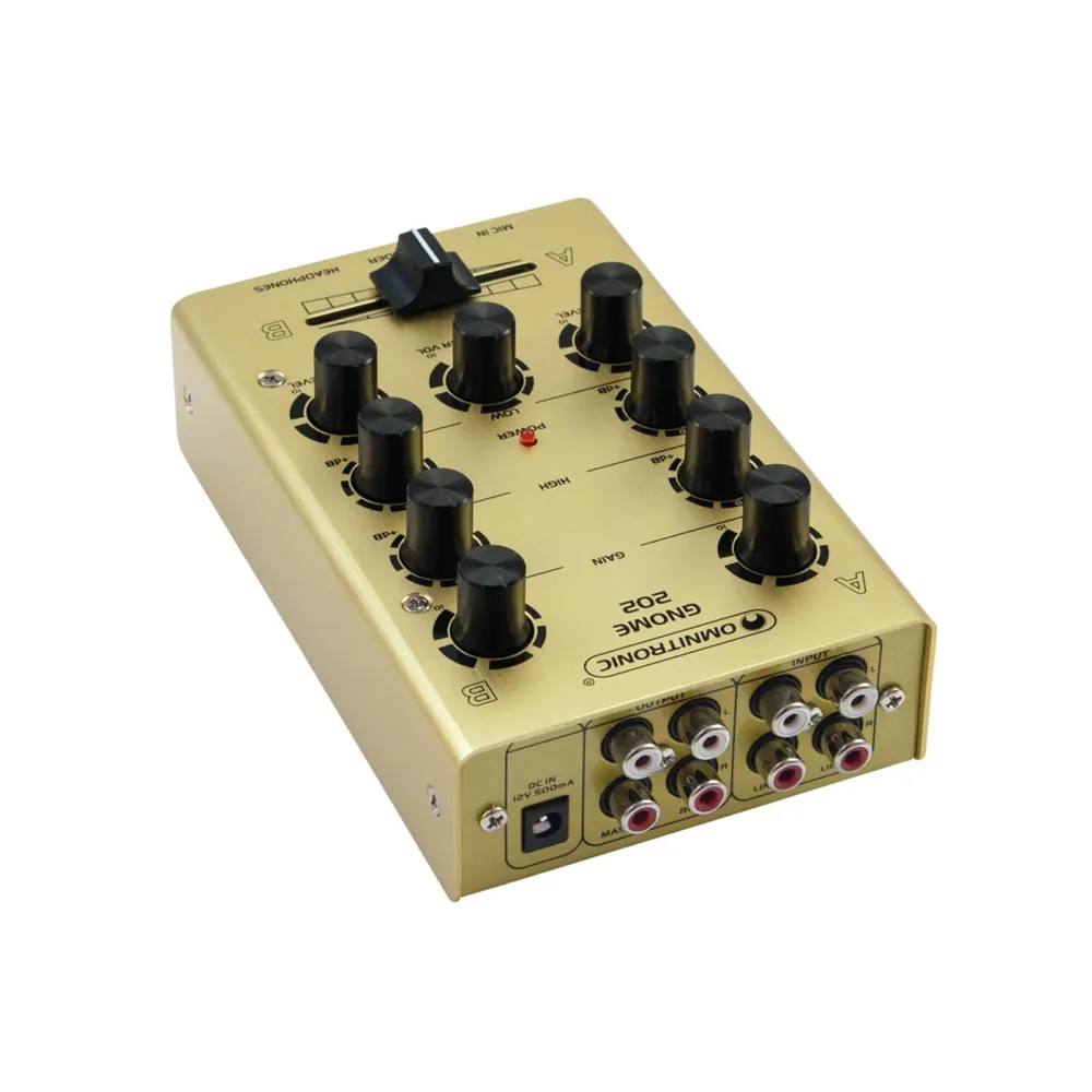 OMNITRONIC GNOME-202 Mini-Mixer gold