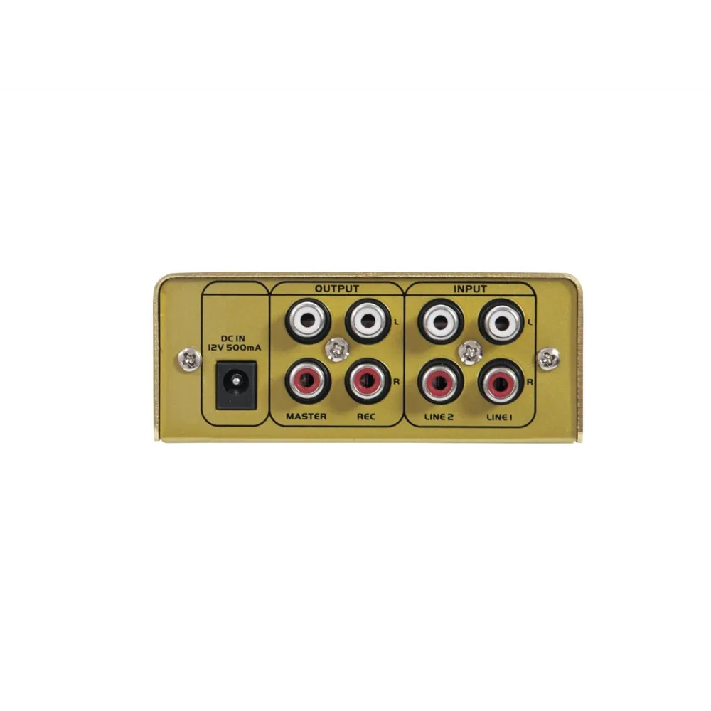 OMNITRONIC GNOME-202 Mini-Mixer gold