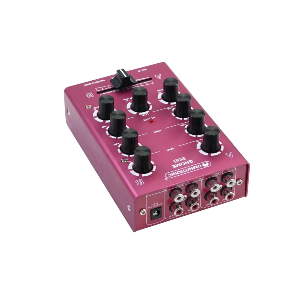 OMNITRONIC GNOME-202 Mini-Mixer rot