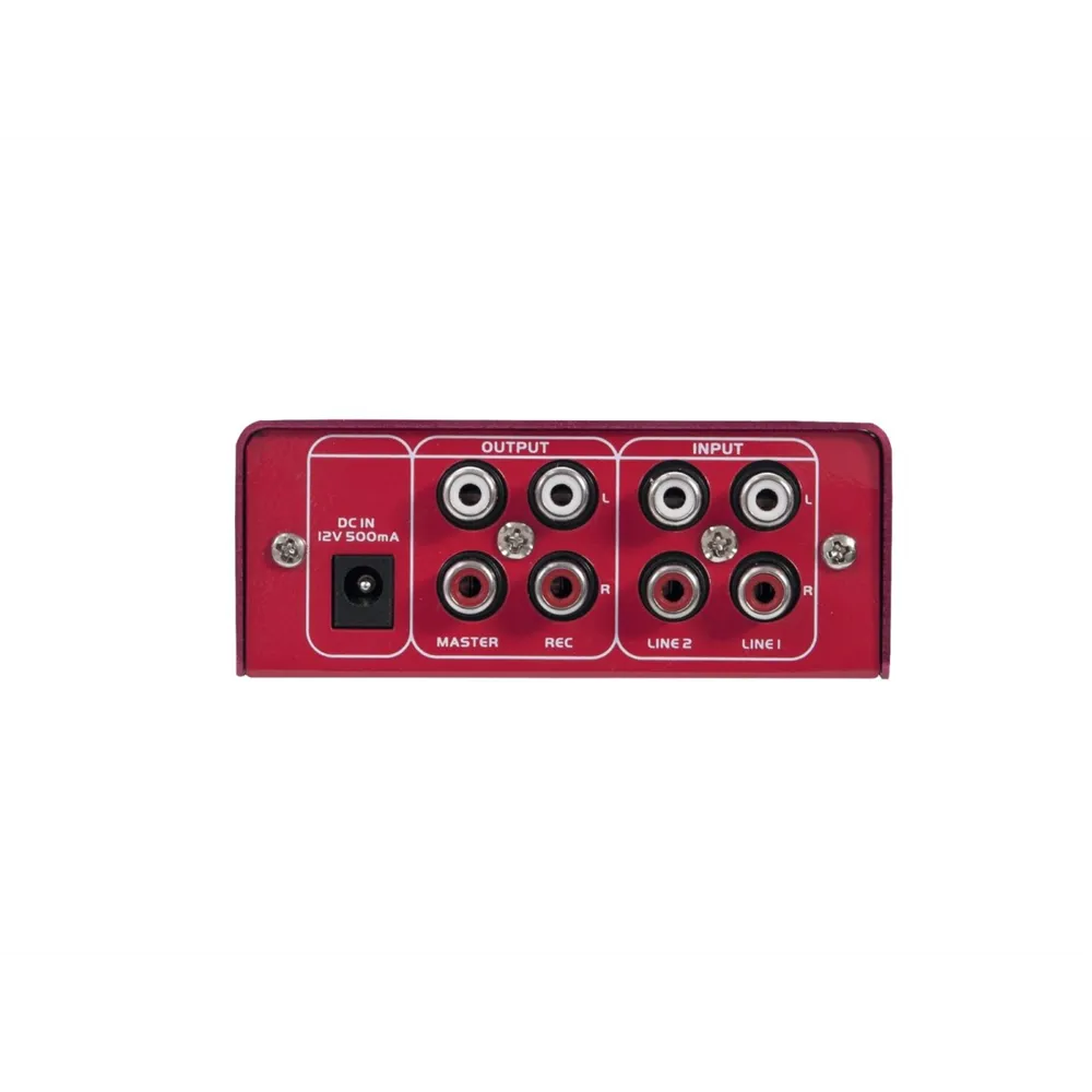 OMNITRONIC GNOME-202 Mini-Mixer rot