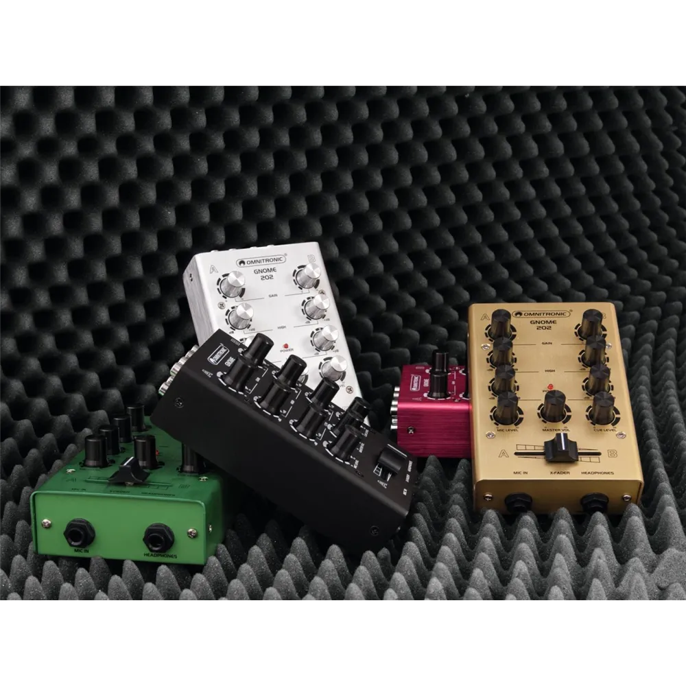OMNITRONIC GNOME-202 Mini-Mixer rot