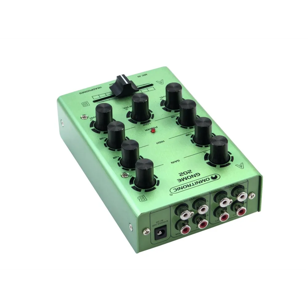 OMNITRONIC GNOME-202 Mini-Mixer grün