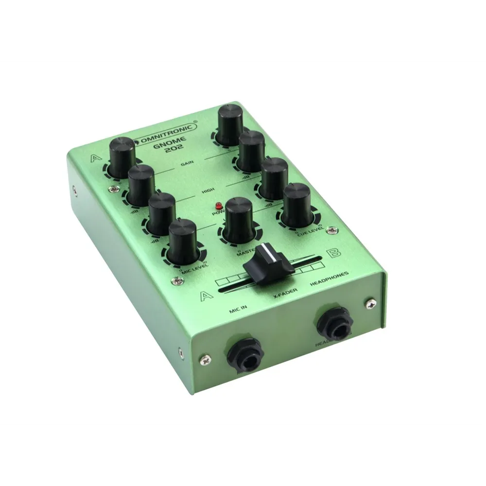 OMNITRONIC GNOME-202 Mini-Mixer grün