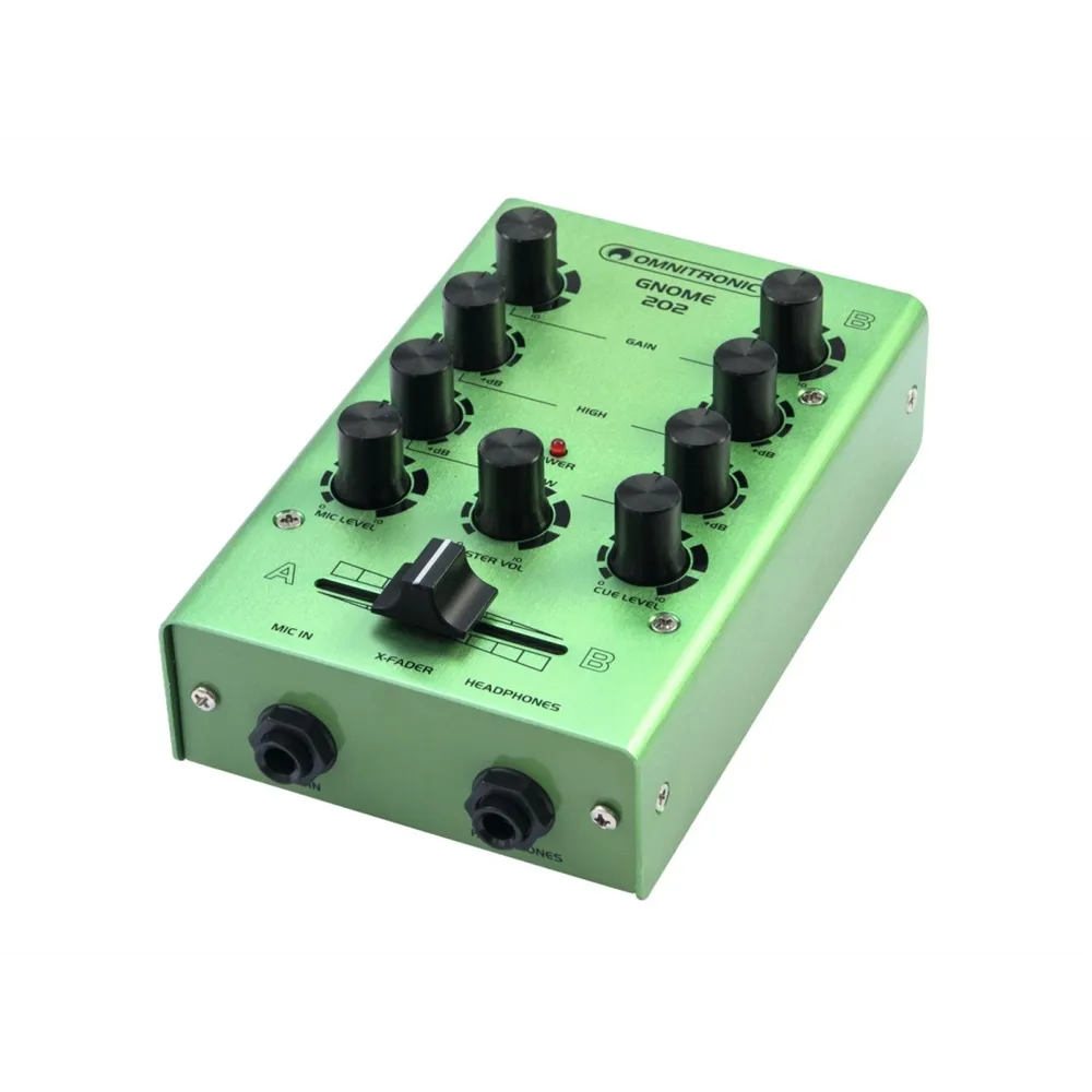 OMNITRONIC GNOME-202 Mini-Mixer grün