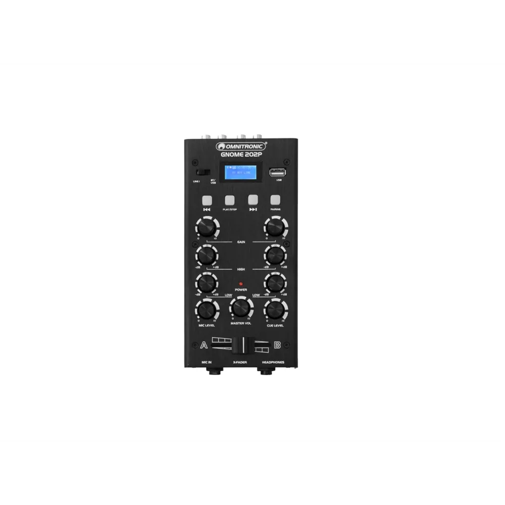 OMNITRONIC GNOME-202P Mini-Mixer schwarz