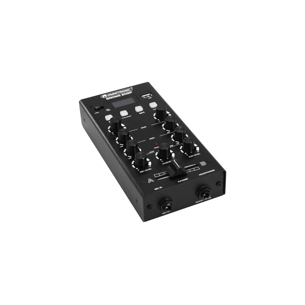 OMNITRONIC GNOME-202P Mini-Mixer schwarz