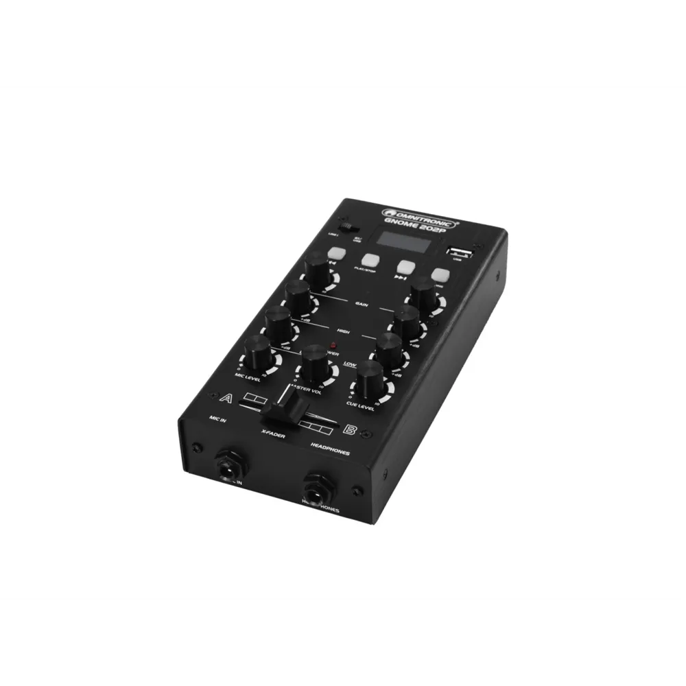 OMNITRONIC GNOME-202P Mini-Mixer schwarz