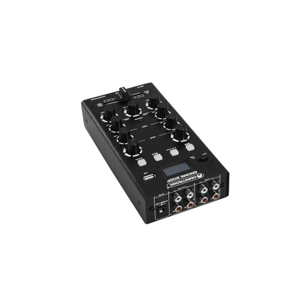OMNITRONIC GNOME-202P Mini-Mixer schwarz