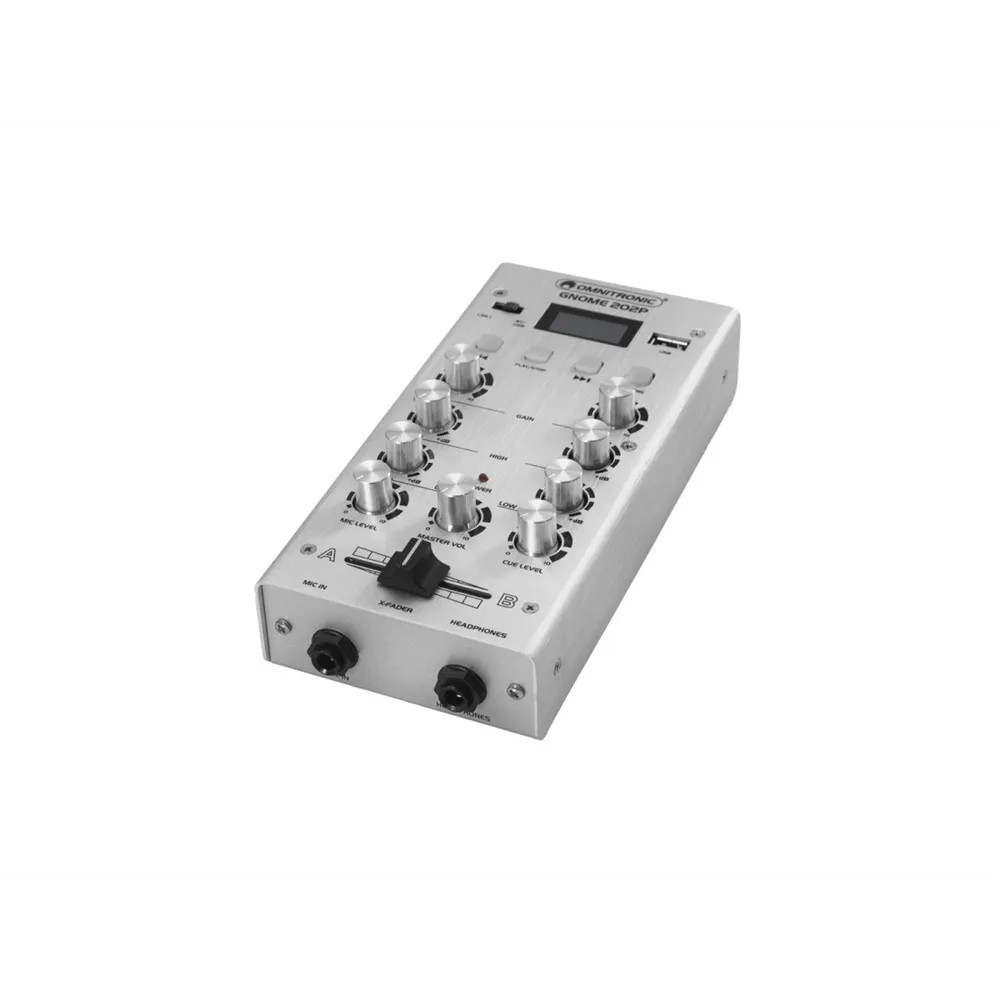 OMNITRONIC GNOME-202P Mini-Mixer silber